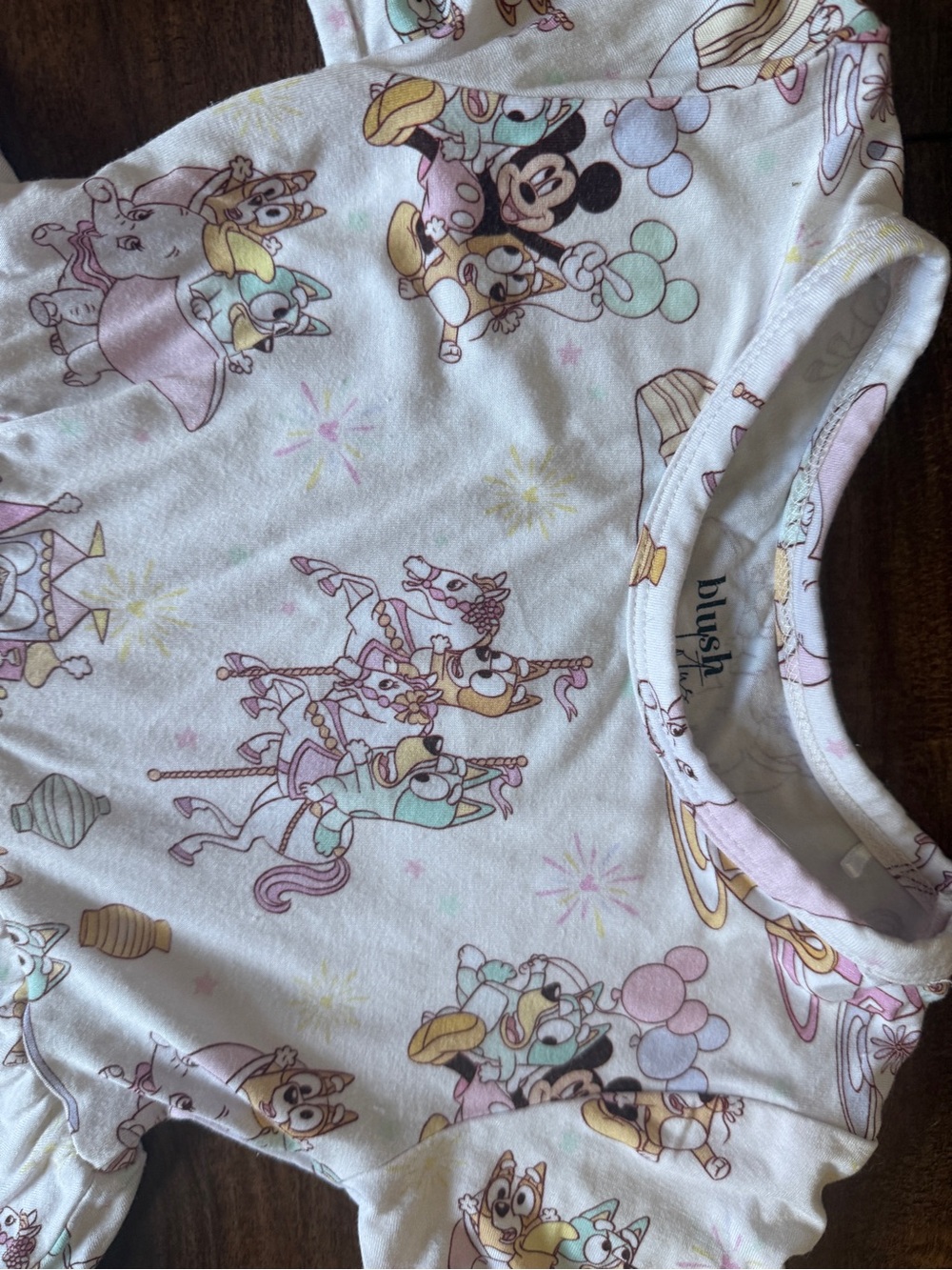 Blush Lotus Pastel Park Bamboo Twirl Dress 3T - Picture 3 of 4